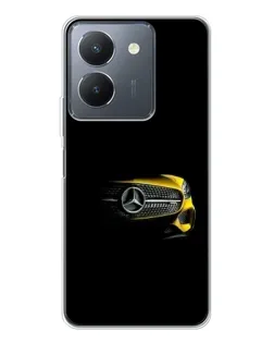 Чехол для Vivo S30 с картинкой «Mercedes — ретро стиль»