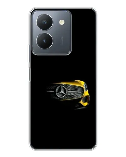 Чехол для Vivo S30 с картинкой «Mercedes — ретро стиль»