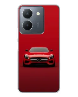Чехол для Vivo S30 с картинкой «Красный Mercedes AMG»