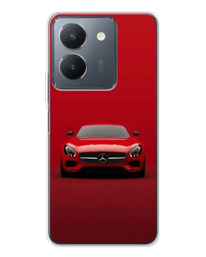 Чехол для Vivo S30 с картинкой «Красный Mercedes AMG»