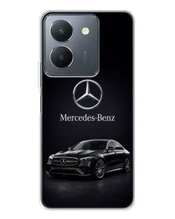 Чехол для Vivo S30 с картинкой «Mercedes — решетка радиатора»