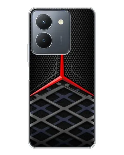 Чехол для Vivo S30 с картинкой «Mercedes Carbon Grid»