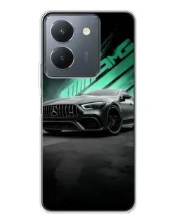 Чехол для Vivo S30 с картинкой «Темный Mercedes AMG»