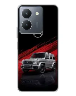 Чехол для Vivo S30 с картинкой «Mercedes G-Class красный»