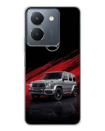 Чехол для Vivo S30 с картинкой «Mercedes G-Class красный»