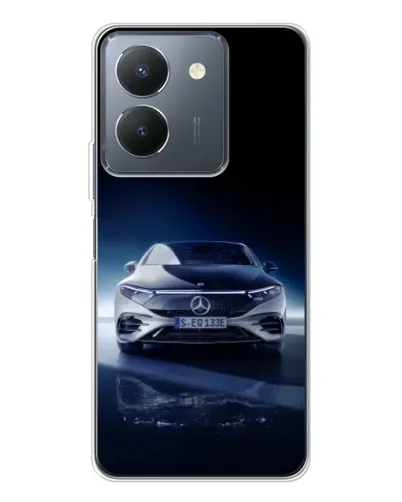 Чехол для Vivo S30 с картинкой «Ночной Mercedes EQ»