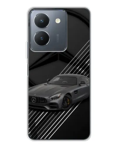 Чехол для Vivo S30 с картинкой «Mercedes AMG — графика»