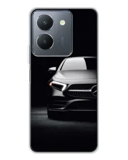Чехол для Vivo S30 с картинкой «Свет фар Mercedes»