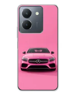 Чохол для Vivo S30 з картинкою «Рожевий Mercedes AMG»