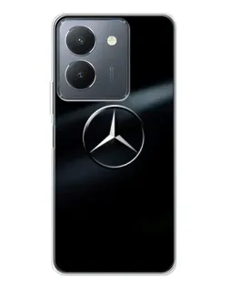 Чохол для Vivo S30 з картинкою «Mercedes на металі»