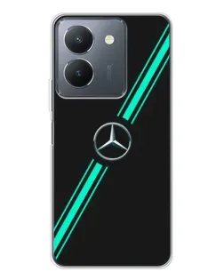 Чохол для Vivo S30 з картинкою «Спортивні лінії Mercedes»