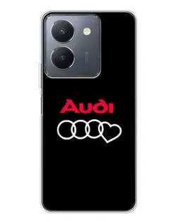 Чехол для Vivo S30 с картинкой «Логотип Audi Heart»