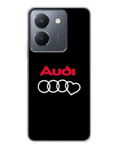 Чехол для Vivo S30 с картинкой «Логотип Audi Heart» Чехол для Vivo S30 с картинкой «Логотип Audi Heart»