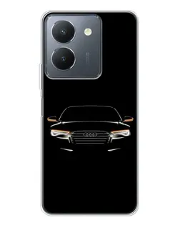 Чехол для Vivo S30 с картинкой «Audi — ночной контур»