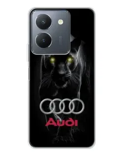 Чехол для Vivo S30 с картинкой «Пантера и Audi»