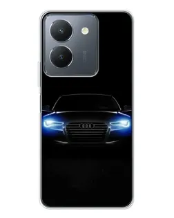 Чехол для Vivo S30 с картинкой «Audi в неоне»
