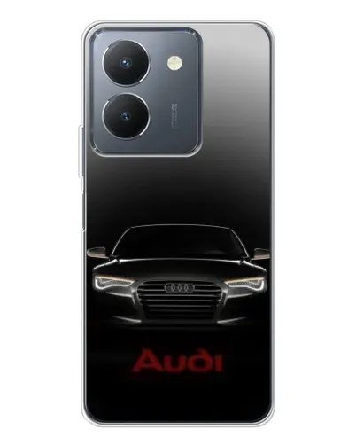 Чехол для Vivo S30 с картинкой «Audi — градиентный контур» Чехол для Vivo S30 с картинкой «Audi — градиентный контур»