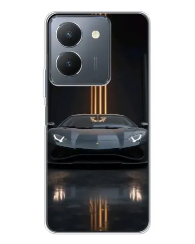 Чехол для Vivo S30 с картинкой «Lamborghini золотые линии» Чехол для Vivo S30 с картинкой «Lamborghini золотые линии»