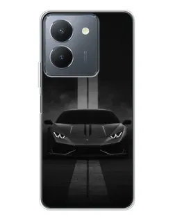 Чехол для Vivo S30 с картинкой «Lamborghini симметрия дорог»
