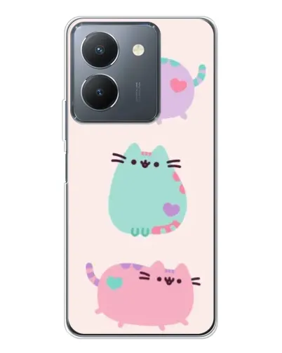 Чехол для Vivo S30 с картинкой «Pusheen трио» Чехол для Vivo S30 с картинкой «Pusheen трио»