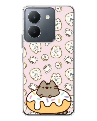 Чехол для Vivo S30 с картинкой «Пушин на пончике» Чехол для Vivo S30 с картинкой «Пушин на пончике»