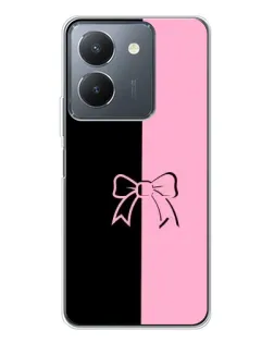 Чехол для Vivo S30 с картинкой «Половинки банта»