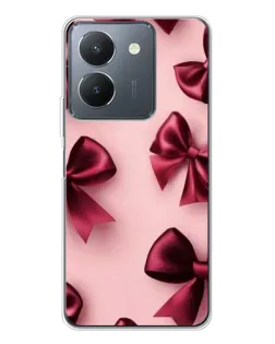 Чехол для Vivo S30 с картинкой «Бордовый атлас»