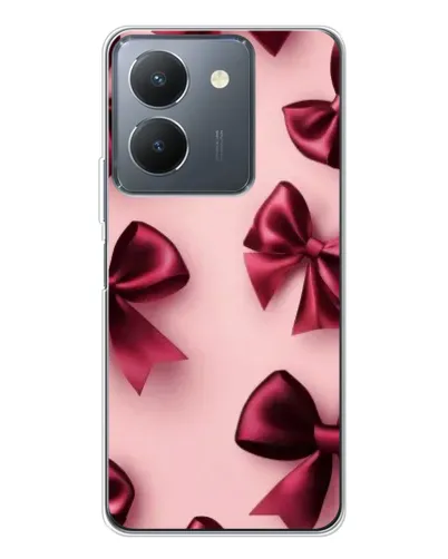 Чехол для Vivo S30 с картинкой «Бордовый атлас»