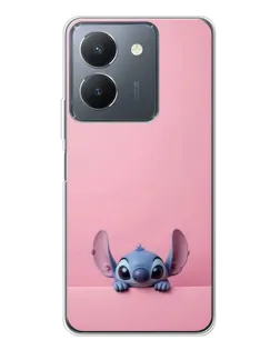 Чехол для Vivo S30 с картинкой «Stitch выглядывает»
