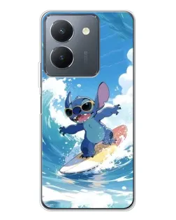 Чехол для Vivo S30 с картинкой «Стич на волне»