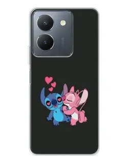 Чехол для Vivo S30 с картинкой «Анжел целует Стича»