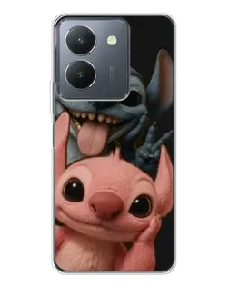 Чехол для Vivo S30 с картинкой «Стич и Ангел»