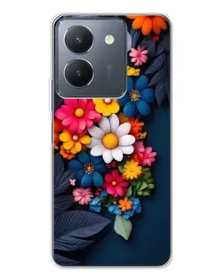Чехол для Vivo S30 с картинкой «Цветочная феерия»