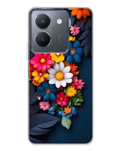 Чехол для Vivo S30 с картинкой «Цветочная феерия»
