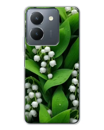 Чехол для Vivo S30 с картинкой «Ландыши в зелени»