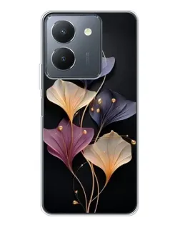 Чехол для Vivo S30 с картинкой «Лиловые цветы грации»