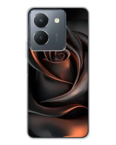 Чехол для Vivo S30 с картинкой «Шелковая черная роза»