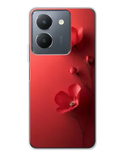 Чехол для Vivo S30 с картинкой «Маковые соцветия»