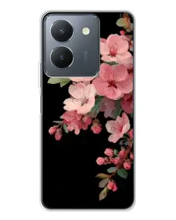 Чехол для Vivo S30 с картинкой «Розовая ветка сакуры»