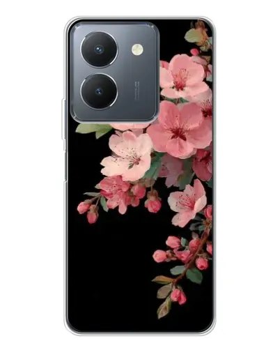 Чехол для Vivo S30 с картинкой «Розовая ветка сакуры»