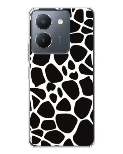 Чехол для Vivo S30 с картинкой «Черно-белый жираф»