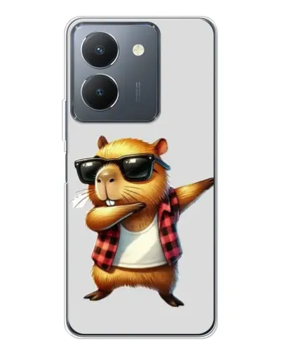 Чехол для Vivo S30 с картинкой «Капибара рэпер даб» Чехол для Vivo S30 с картинкой «Капибара рэпер даб»