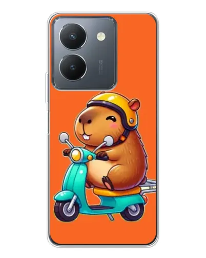 Чехол для Vivo S30 с картинкой «Капибара на скутере» Чехол для Vivo S30 с картинкой «Капибара на скутере»