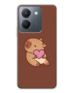 Чехол для Vivo S30 с картинкой «Капибара с сердцем» Чехол для Vivo S30 с картинкой «Капибара с сердцем»