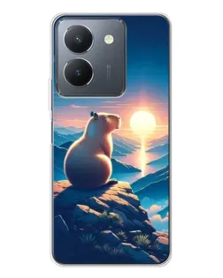 Чехол для Vivo S30 с картинкой «Закат солнца с капибарой» Чехол для Vivo S30 с картинкой «Закат солнца с капибарой»