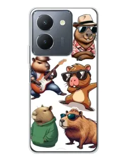 Чехол для Vivo S30 с картинкой «Крутые капибары музыканты» Чехол для Vivo S30 с картинкой «Крутые капибары музыканты»