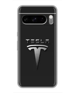 Чохол для Vivo S50 Pro mini з картинкою «Сталевий логотип Tesla»