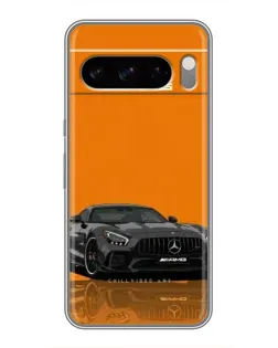 Чехол для Vivo S50 Pro mini с картинкой «Оранжевый Mercedes AMG»