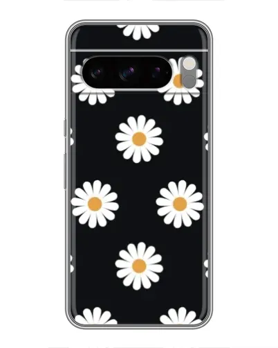 Чехол для Vivo S50 Pro mini с картинкой «Ромашки на черном» Чехол для Vivo S50 Pro mini с картинкой «Ромашки на черном»