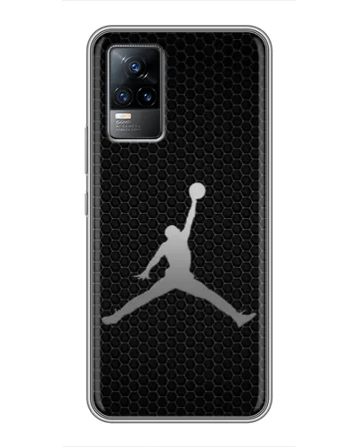 Чехол для Vivo S9 с картинкой «Jordan Dark Carbon»